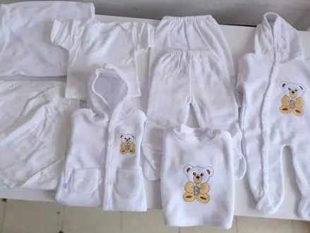 Fashion 8PCS UNISEX NEW BORN BABY RECEIVING SET