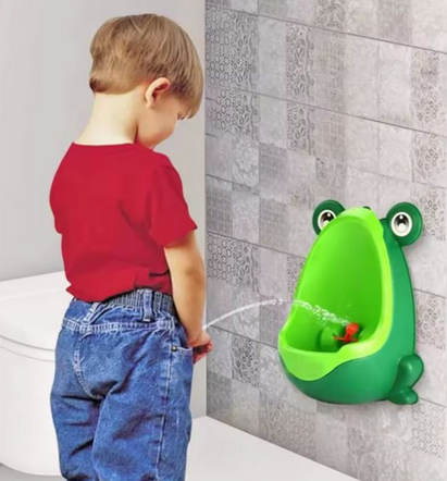 Frog Potty Training Urinal, Cute Wall Mounted Frog Pee Training Urinal for Toddler