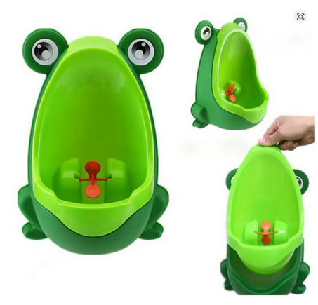 Frog Potty Training Urinal, Cute Wall Mounted Frog Pee Training Urinal for Toddler