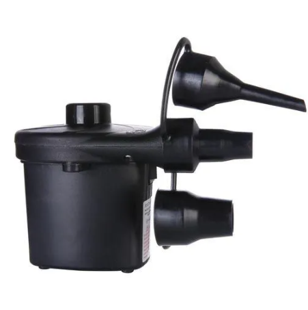 Electric Air Pump Portable Quick-Fill Air Pump for Inflatable Couch, Air Mattress, Swimming Ring, Inflatable Pool Toys, Powerful Electric Inflator/Deflator Air Pump with 3 Nozzles 110V AC