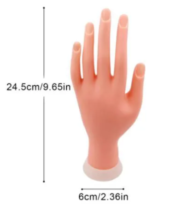 Hand training dummy cosmetology nail practice mannequin hand doll bracelets/rings/jewelry display stand