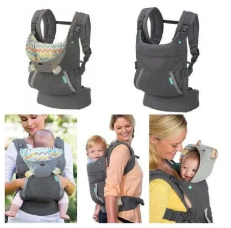 Generic Comfortable Baby Carrier With a Hood - Red