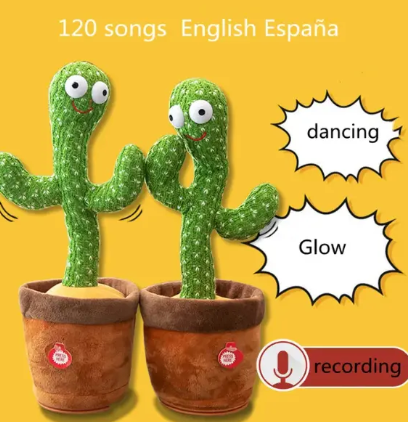 Musical Toys Can Record Parent-Child Communication Interaction Cute Talking Dancing Cactus Doll Speaking Voice Kawaii Children's Educational Toys