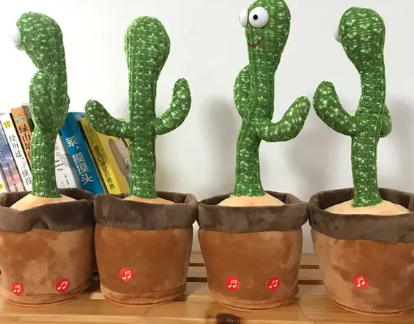 Musical Toys Can Record Parent-Child Communication Interaction Cute Talking Dancing Cactus Doll Speaking Voice Kawaii Children's Educational Toys