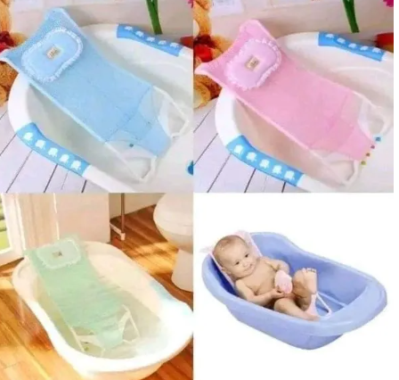 Adjustable Baby Bath Net Support | Safe & Comfortable Newborn Bath Hammock for Boys, Girls & Unisex Use | Fits Most Baby Bathtubs