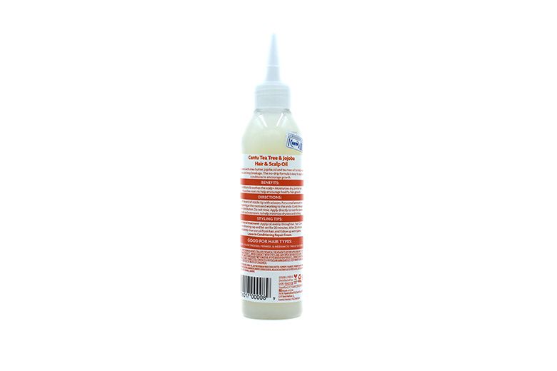 Cantu No Drip TeaTree & Jojoba Scalp Oil -Made with pure Shea butter, tea tree and jojoba oil to replace vital oils revealing stronger, healthier hair with a natural shine while conditioning the scalp