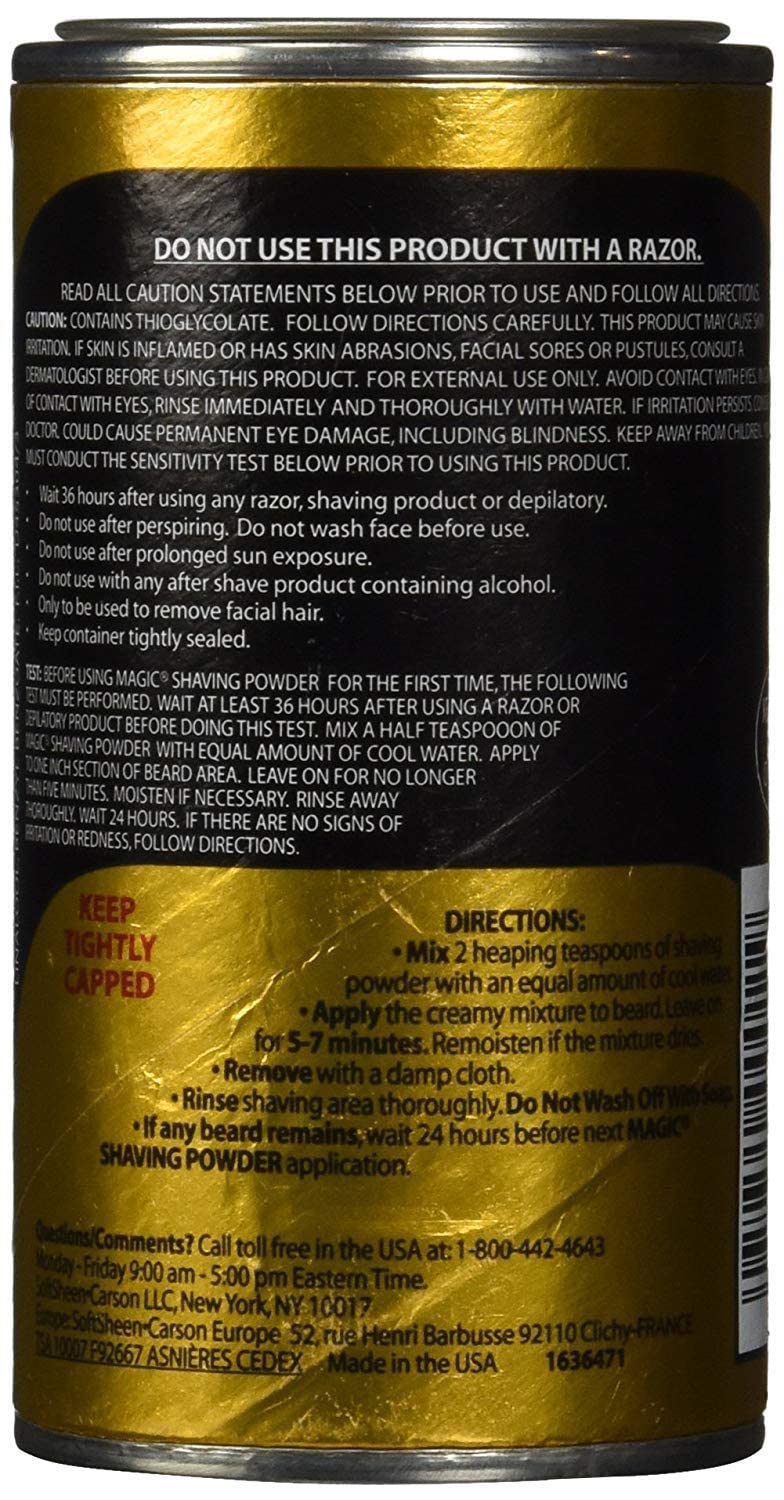 Magic Shaving Powder- Gold Fragrant Case
