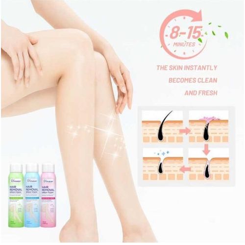 Disaar Hair Removal Spray Foam Painless & Smooth Effective On Legs,Hands, Bikini ,Armpit