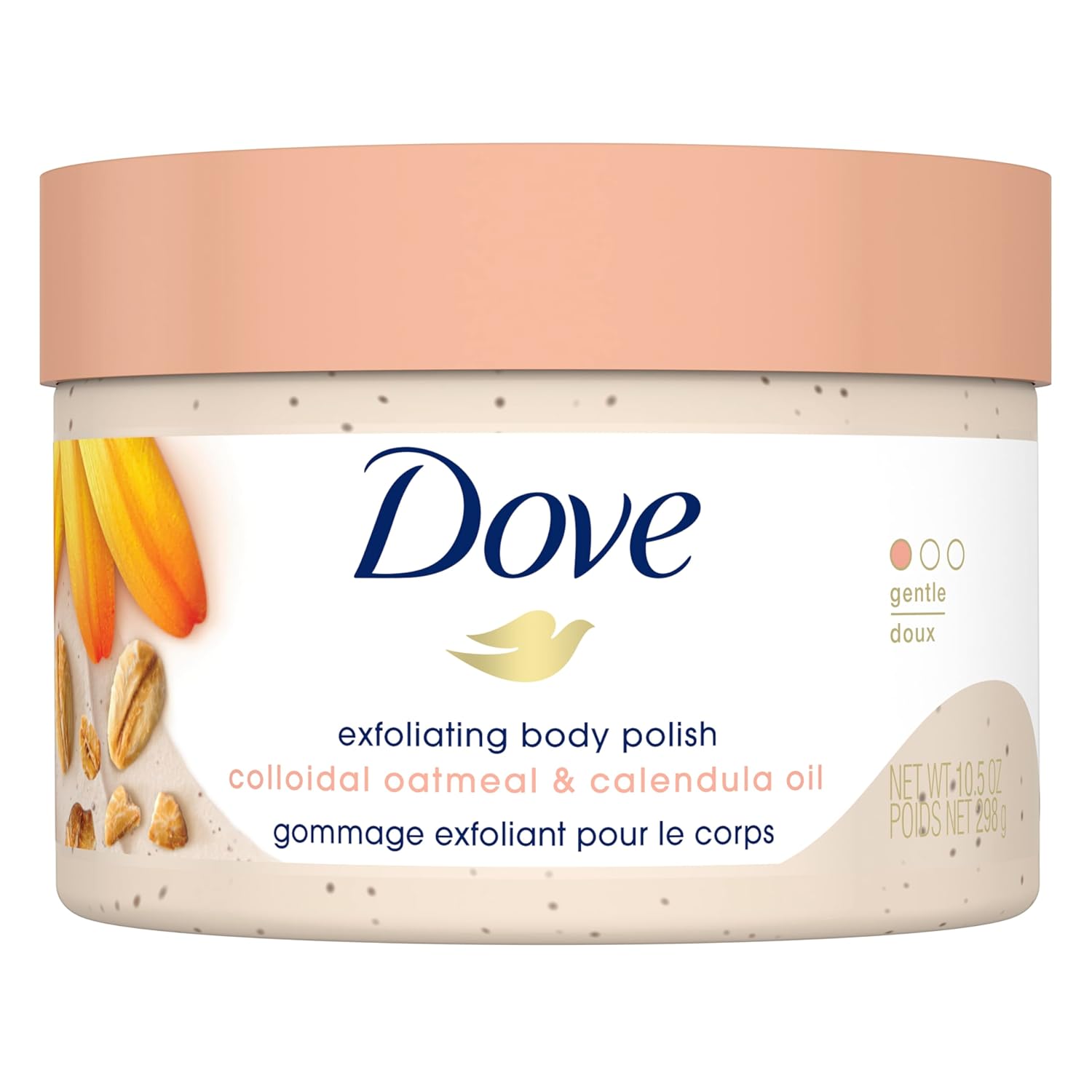 Exfoliating Body Polish Scrub for Silky Skin Oatmeal & Calendula Oil Body Scrub Exfoliates & Gives Lasting Nourishment
