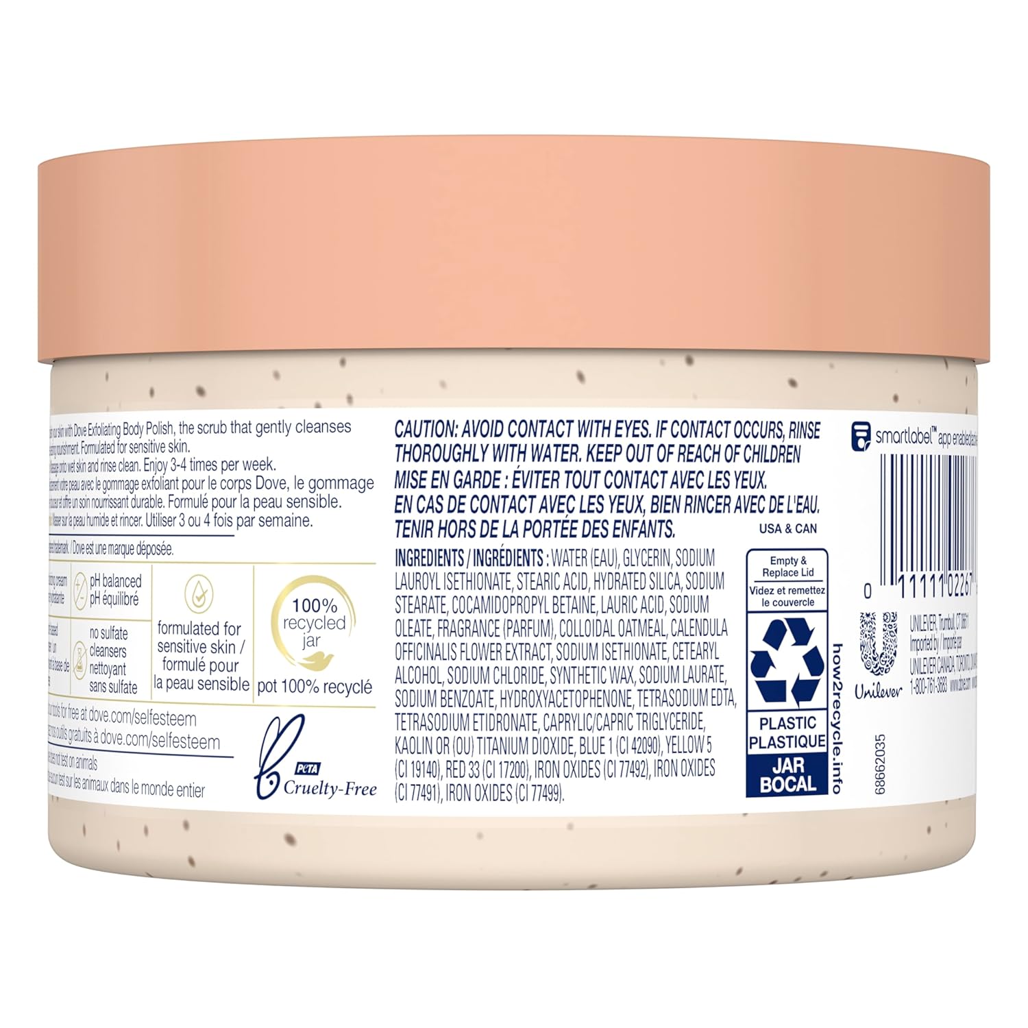 Exfoliating Body Polish Scrub for Silky Skin Oatmeal & Calendula Oil Body Scrub Exfoliates & Gives Lasting Nourishment