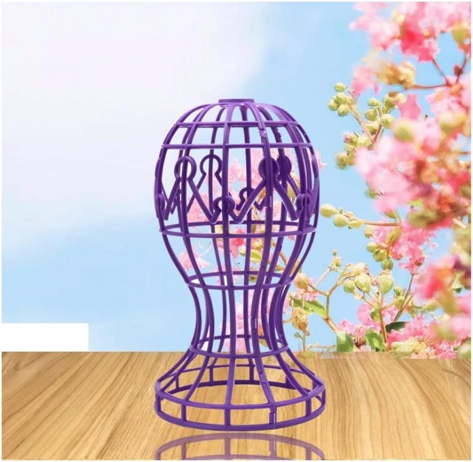 Lantern Shape Plastic Wig Stand /Hat Cap Holder/Portable ABS Wig Stand Foldable/ Wig Display Holder