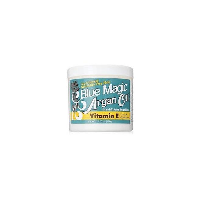 Blue Magic -Argan Oil & Vitamin E Leave In Conditioner designed to reduce hair falling and boost hair growth on all hair types