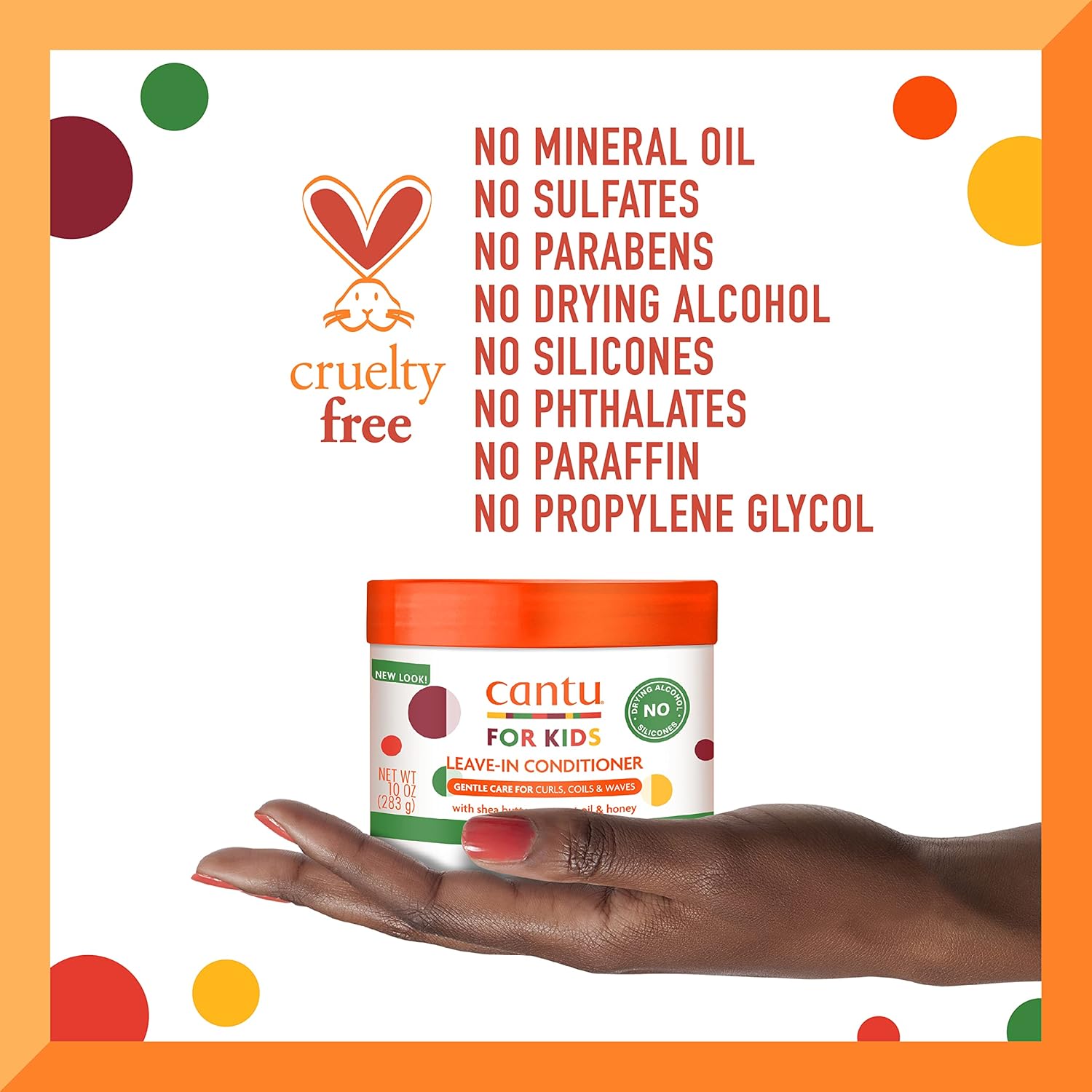 Cantu Care for Kids/Baby Leave-In Conditioner with Shea Butter