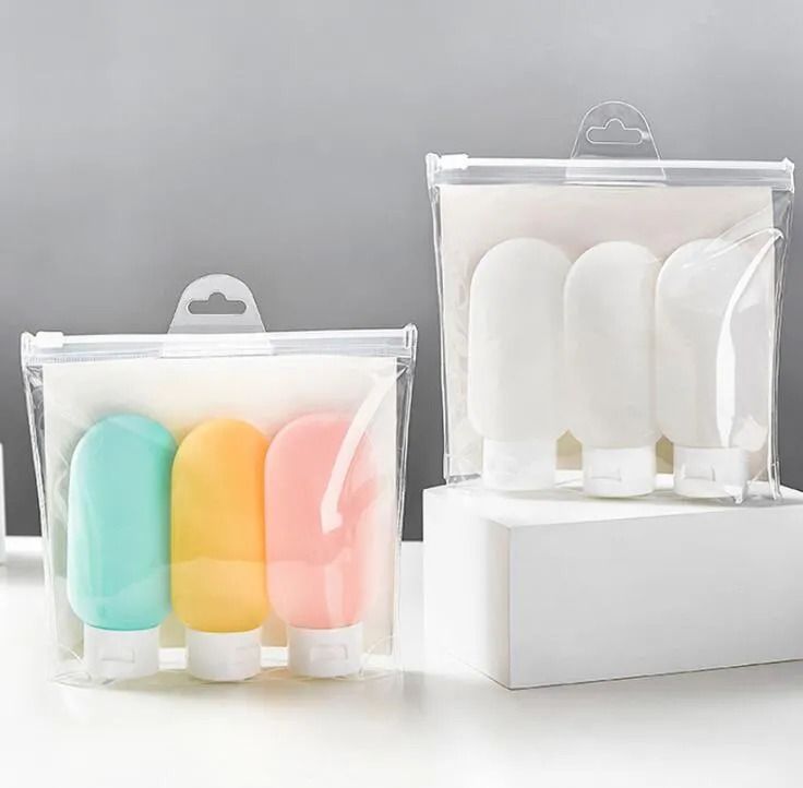 Portable PE Bottles Mini Empty Travel Packing Bottles For Lotion Shampoo Bath Bottles Containers Hose Outdoor Travel Bottle