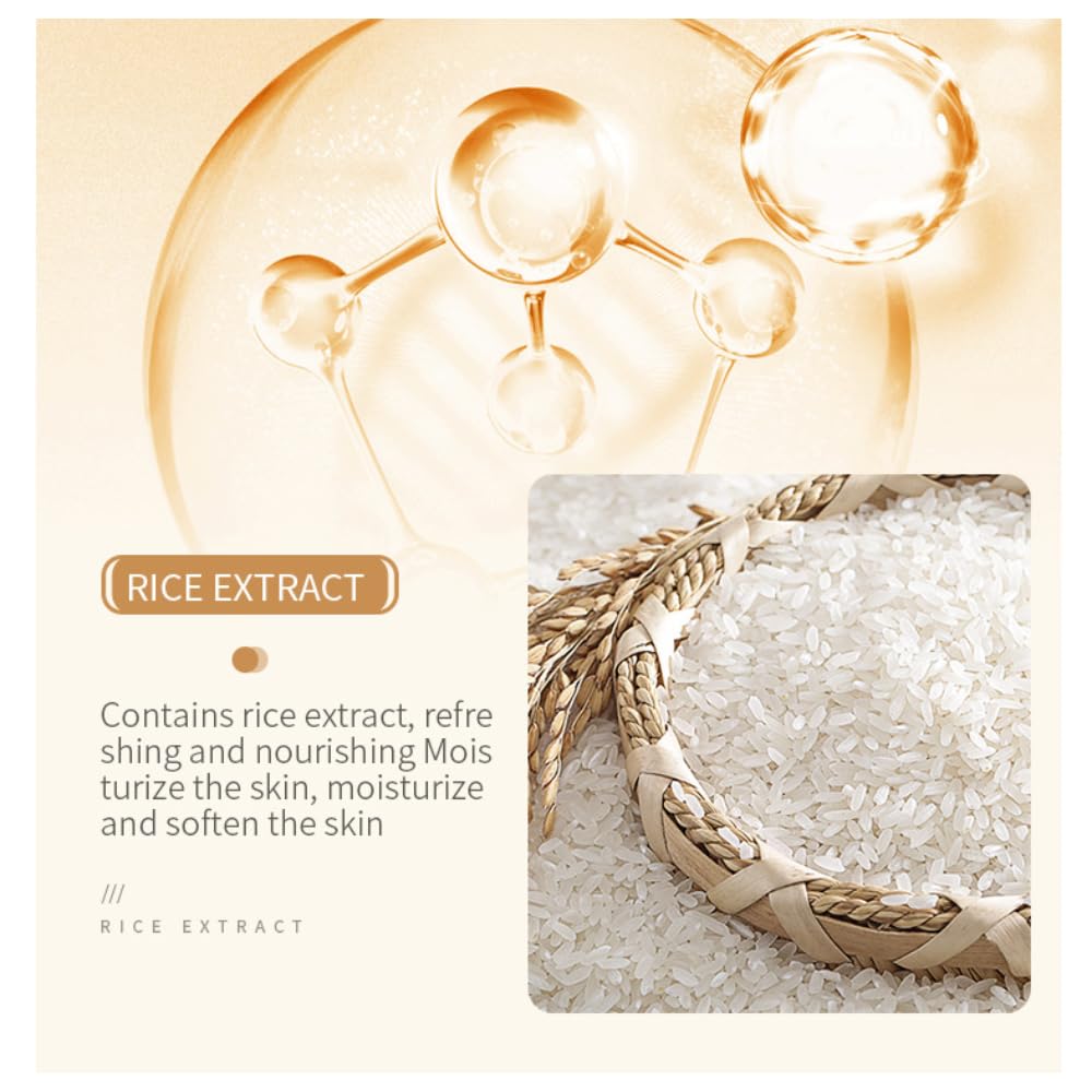 BIOAQUA Rice Raw Pulp Under-Eye Cream Rice Extract Moisturizing Smooth Nourishing Under-Eye Skin 20g/0.07oz