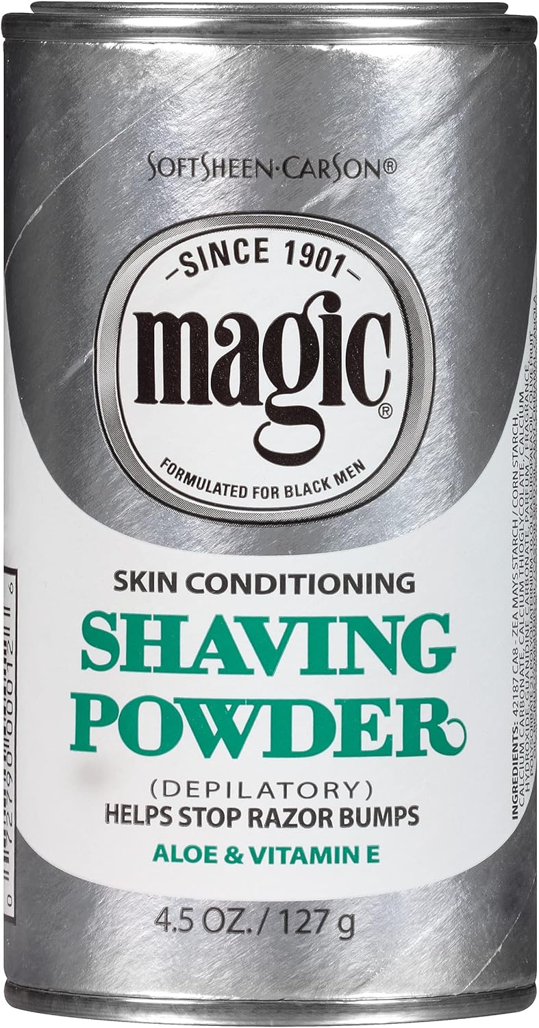 Magic Skin Conditioning Shaving Powder Platinum with aloe and vitamin E