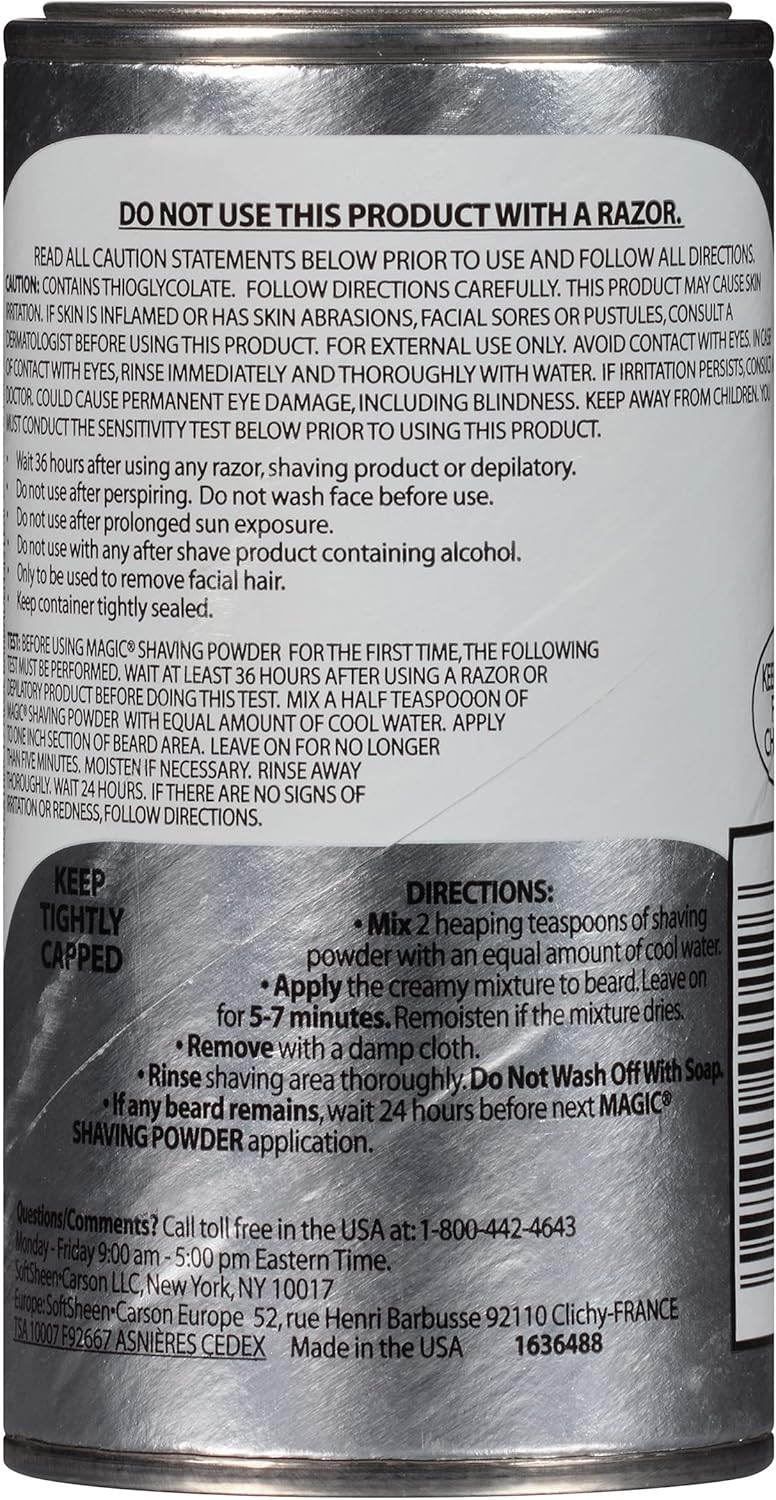 Magic Skin Conditioning Shaving Powder Platinum with aloe and vitamin E
