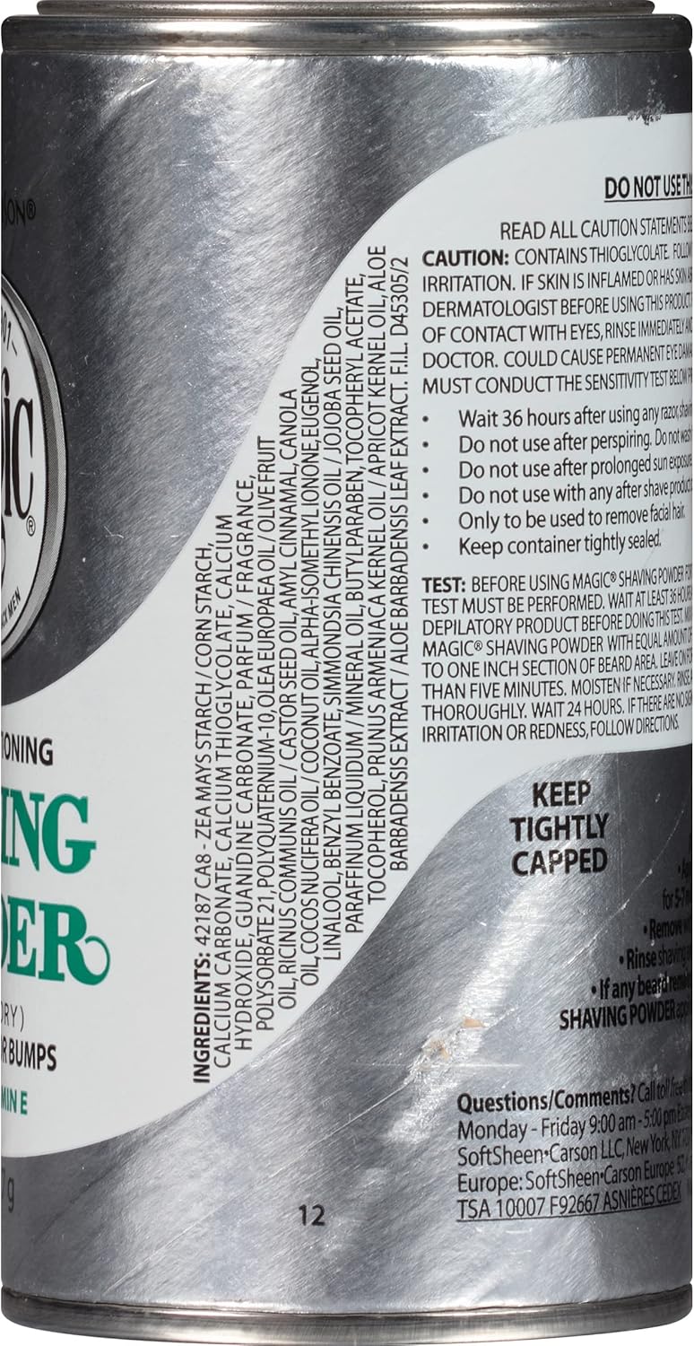 Magic Skin Conditioning Shaving Powder Platinum with aloe and vitamin E