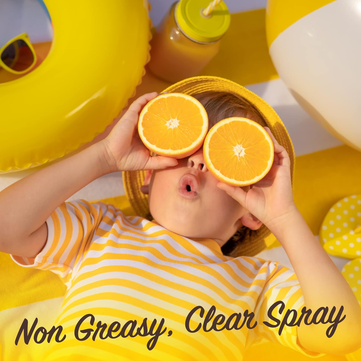 Malibu Sun Kids SPF 50 Clear Protection Sunscreen, High Protection, Water Resistant, Dry Feel, 250ml