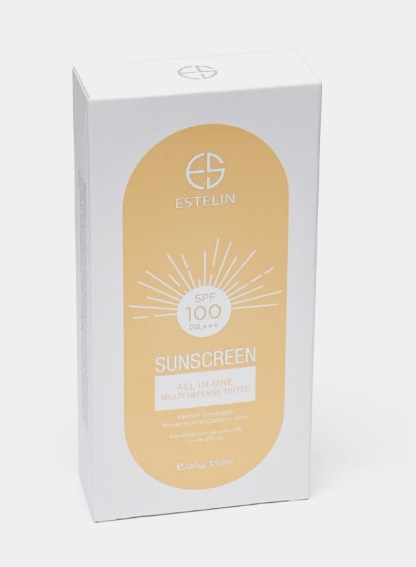 ESTELIN Multi Defense Tinted Sunscreen Spf 100 Pa+++, 100gm