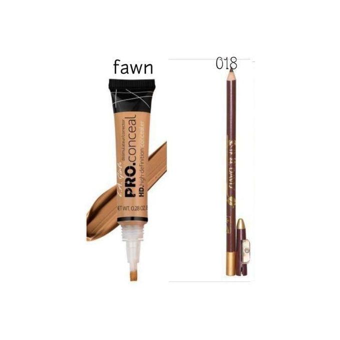Fashion eye brows care Beauty set (3 razors, eye pencil& lip liner no.18 & Concealer ) view 3
