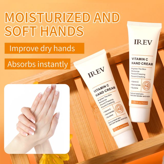 IREV Hand Cream -Brightening and Moisturizing hand cream, Exfoliates To Reduce Fine Lines, Uneven Tone & Texture (Two flavours to choose from)