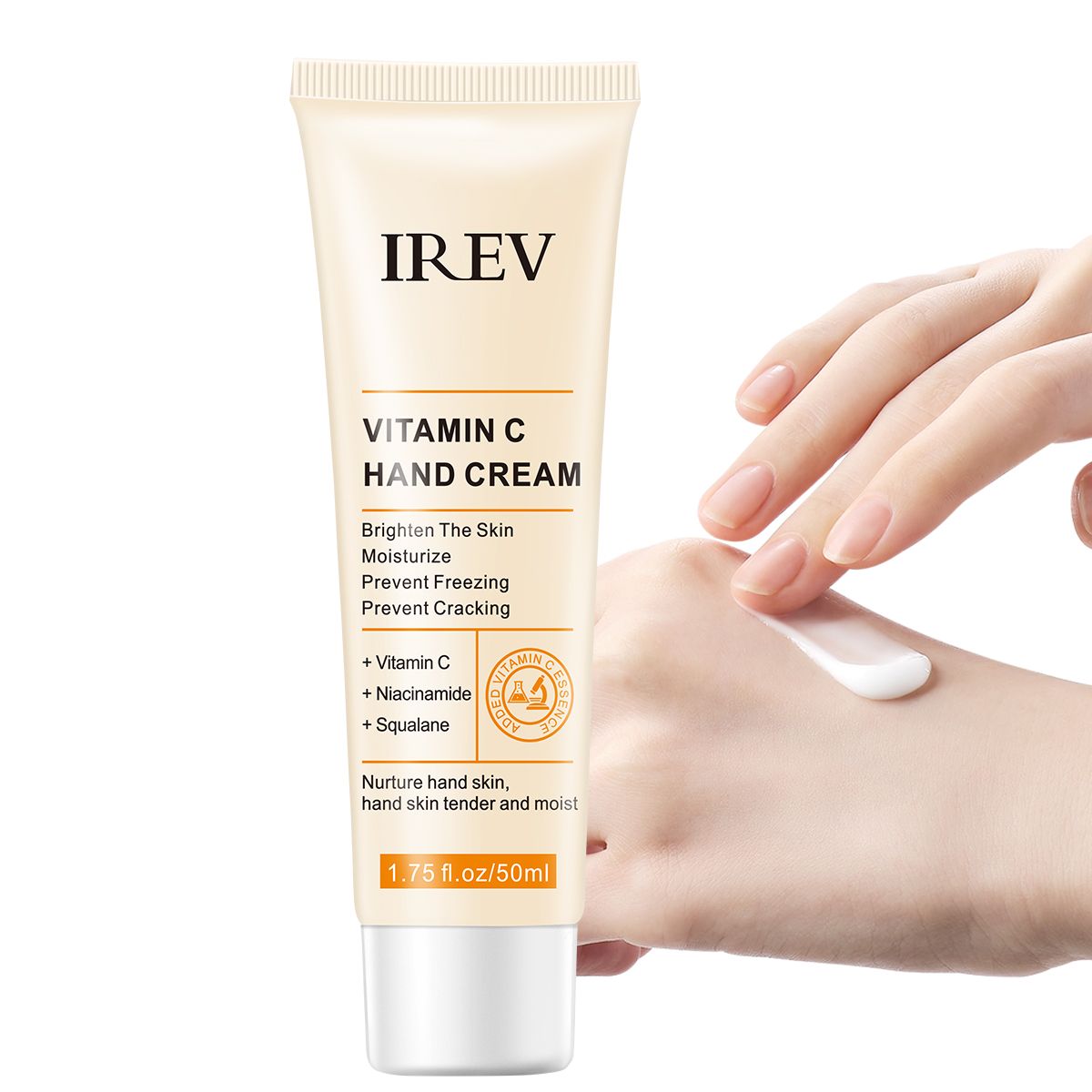 IREV Hand Cream -Brightening and Moisturizing hand cream, Exfoliates To Reduce Fine Lines, Uneven Tone & Texture (Two flavours to choose from)