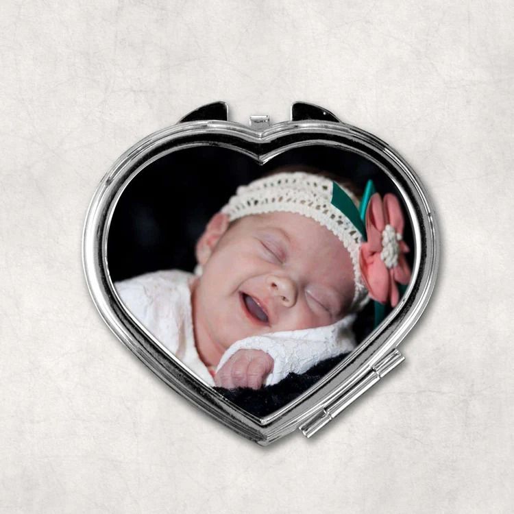 Cute Compact Cosmetic Mirror(Portable/Folding/Handheld)- pocket size