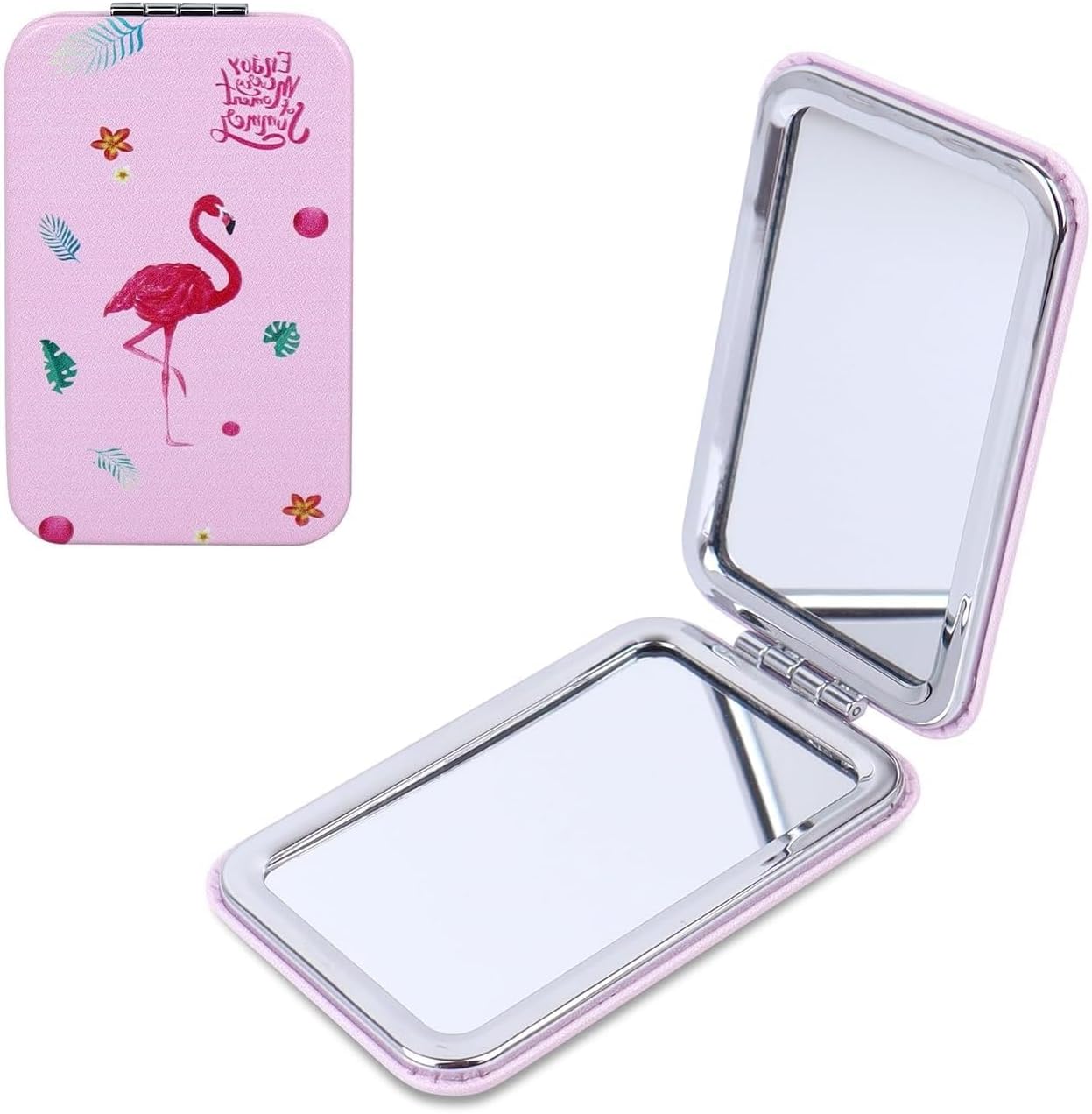 Cute Compact Cosmetic Mirror(Portable/Folding/Handheld)- pocket size