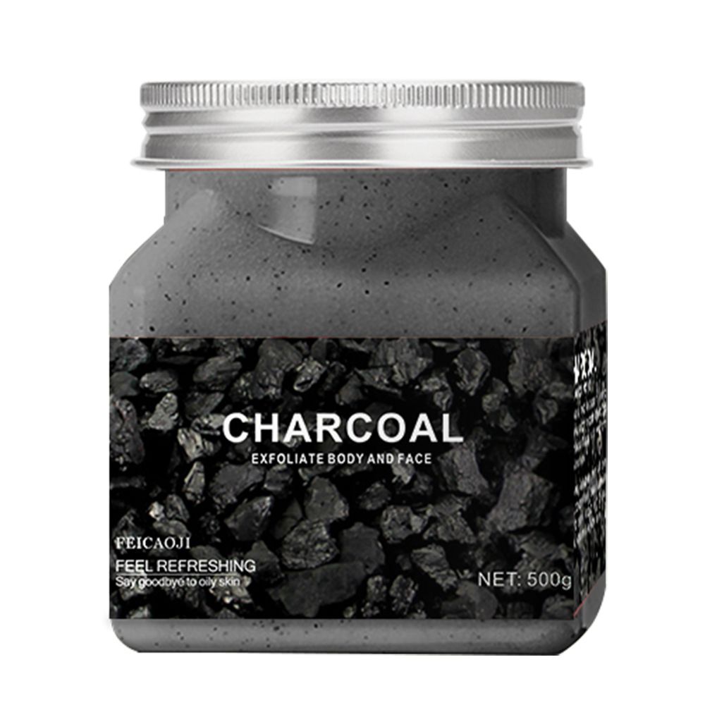 Feicaoji Exfoliating Body & Face Scrub – Removes Dead Skin, Brightens & Smoothens Complexion with pure sea salt and vitamins
