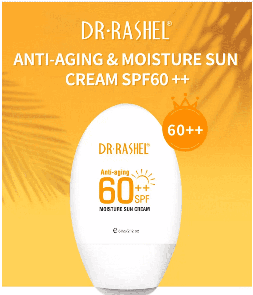 Moisture Sun Cream-Protect, hydrate, and defy age with every application With a powerful SPF 60, this lightweight cream shields your skin from sun damage while delivering deep hydration for a radiant