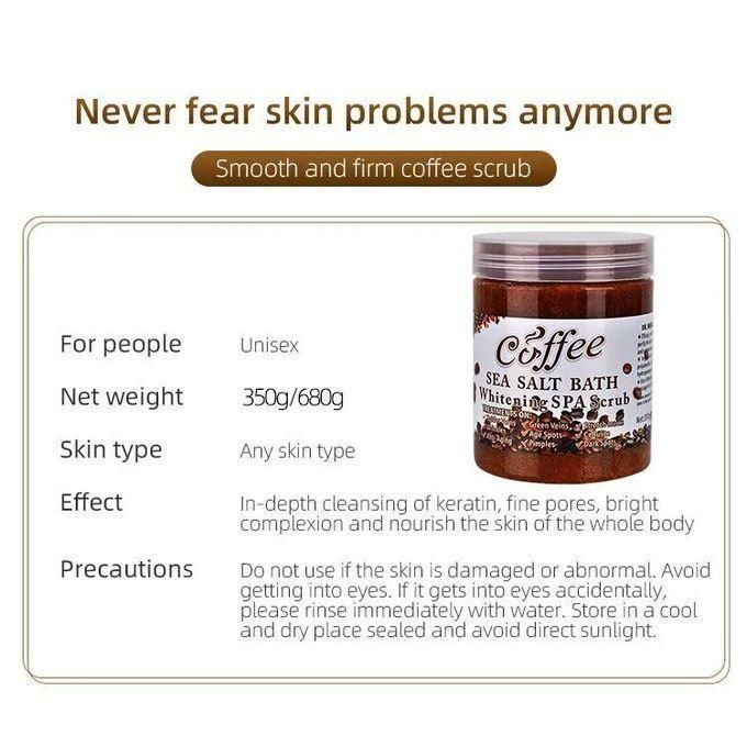DR MEINAIER Coffee sea salt Spa body scrub