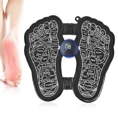 USB EMS Foot Massager mat Electric EMS Foot Massager Foldable Mat Foot Stimulator Massager Pad Improved Circulation Muscle Relaxation and Pain Relief Muscle Stimulator with Acupressure Pad