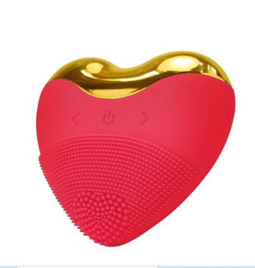 Electric Sonic Silicone Facial Cleansing Brush |Waterproof IPX7 Anti-Aging Face Massager | Absorbs Facial Skin Care Products, Massages & Soothes Skin Rechargeable