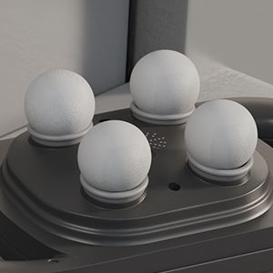 4 Heads Massage Gun Machine for Pain Relief with Percussion Massage - Gun Massager for Back Neck, Shoulders, Calf, Foot, Leg & muscle for Women Men