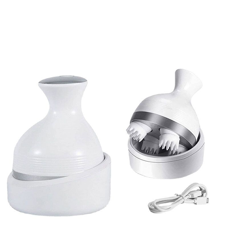 Rechargeable Electric Head scalp massager  Waterproof Electric Head Massager for Hair Growth & Stress Relief