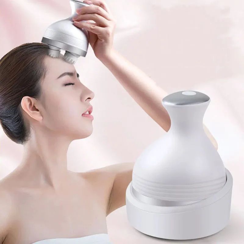 Rechargeable Electric Head scalp massager  Waterproof Electric Head Massager for Hair Growth & Stress Relief
