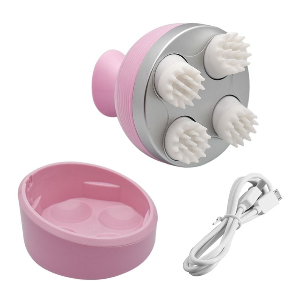 Rechargeable Electric Head scalp massager  Waterproof Electric Head Massager for Hair Growth & Stress Relief