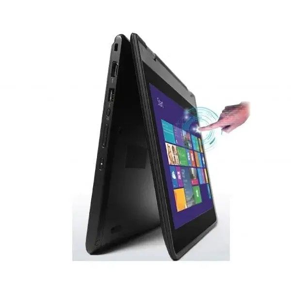 (LIMITED DEAL) LENOVO YOGA 11E 12" X360 2-IN-1 TOUCHSCREEN LAPTOP – REFURBISHED, 4GB RAM, 128GB SSD, WINDOWS 10 PRO, BLACK + BONUS MOUSE