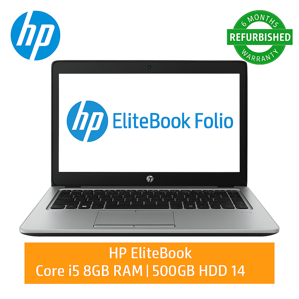 🔥HP FOLIO 9470M |BACKLIT |INTEL CORE I5-3427U | 8GB RAM | 500GB HDD | 14" DISPLAY | WINDOWS 10 + FREE WIRELESS MOUSE – FAST, RELIABLE & PERFECT FOR WORK, SCHOOL, OR HOME! 💼💻