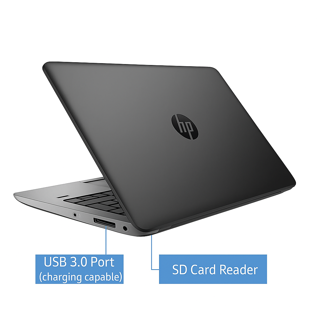 💼 REFURBISHED HP ELITEBOOK 840 G1 | CORE I5 | 8GB RAM ⚡ | 500GB HDD 🗂️ | 14" HD DISPLAY | WINDOWS 10 PRO | BACKLIT KEYBOARD 🔥 | BLUETOOTH & WEBCAM READY 📸 | SLIM & DURABLE BUSINESS LAPTOP