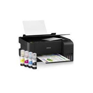 Epson EcoTank L3210 A4 All-in-One, (Print & Scan & Copy Printer), Wi-Fi & Wi-Fi Direct, Seamless Setup Via Smart Panel, Compact Integrated Tank Design, Error-Free Refilling – 1 YEAR Warranty.