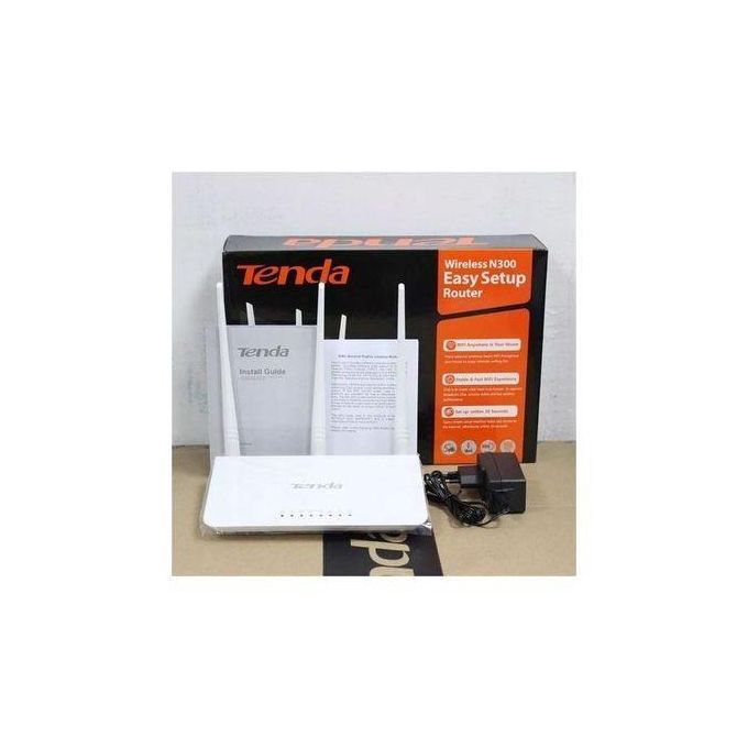 Tenda Router F3 300mbps WiFi With 3 Antenna