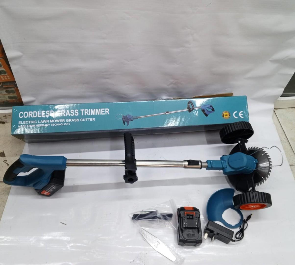 Cordless electric grass Trimmer Brush cutter Lithium Tool Brush Cutting Machine Grass cutter Hand Held 198v