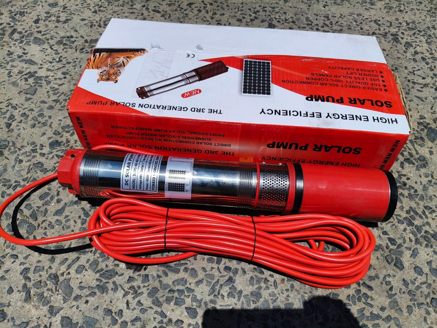 RUTANPUMP 48V 400W HIGH LIFT SUBMERSIBLE DIRECT SOLAR PUMP CONNECTION DC 3000 Litres per hour