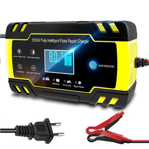 Car Battery Charger 12V/24V Pulse Repair Starter