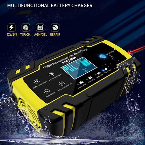 Car Battery Charger 12V/24V Pulse Repair Starter