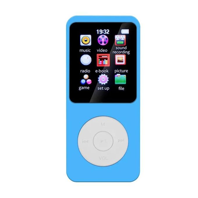 Mini MP3 Player Bluetooth 5.0 MP3/MP4 HIFI Sound Music MP3 Player 1.8inch Screen with Video/Recorder/FM with memory card slot