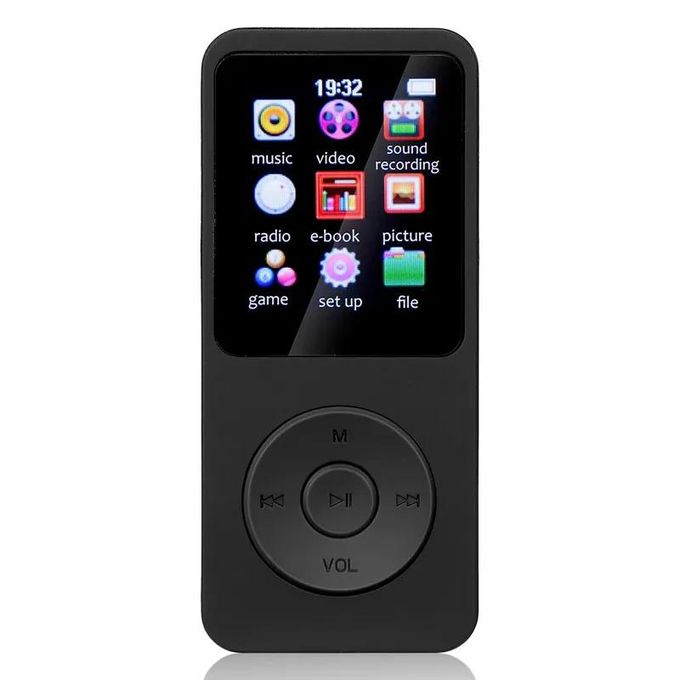 Mini MP3 Player Bluetooth 5.0 MP3/MP4 HIFI Sound Music MP3 Player 1.8inch Screen with Video/Recorder/FM with memory card slot