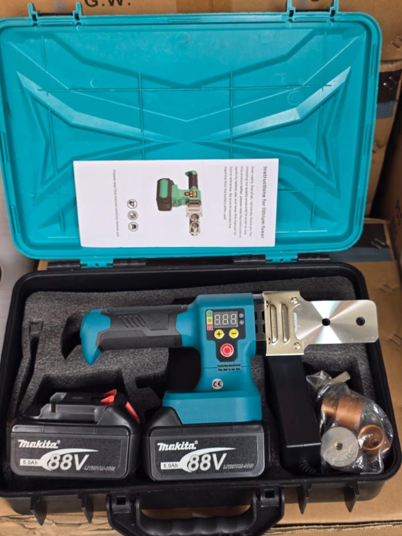 Cordless Electric PPR Water Pipe Melter Plastic Welding Machine for Makita 88V Li-ion Battery Digital Display Hot More